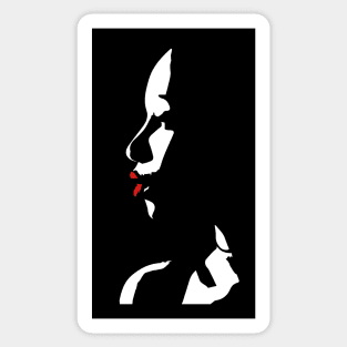 Lady With Red Lips Sticker